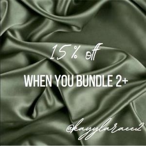 15% off when you bundle 2+